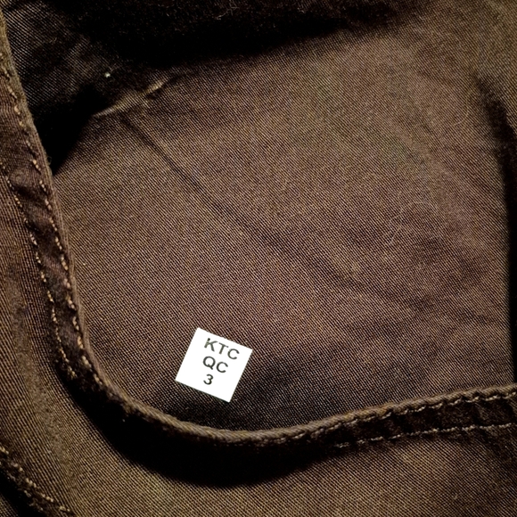 Style & Co women's size 16 brown cropped pants, drawstring cuffs, NWOT - Picture 9 of 9